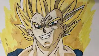 Speed Drawing Majin Vegeta