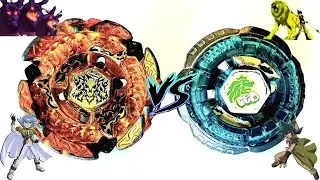Hades Kerbecs BD145 DS vs Rock Leone 145WB - Damian vs Kyoya - Epic Beyblade Battle!!!