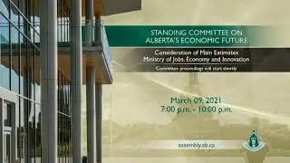 Mar. 9th, 2021 - Main Estimates - Ministry of Jobs, Economy and Innovation