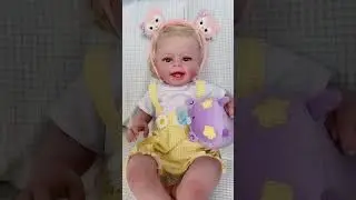 55 cm cloth body reborn baby doll #doll #toys #reborn