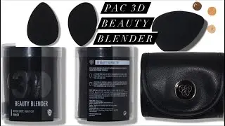PAC 3D Sponge Set &ndash; Water Drop, Olive Cut (2 Pc | Product review  /  Beauty Blender / Sponge