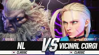 SF6🔥NL(Akuma) vs Vicinal Corgi(Cammy) Street Fighter 6