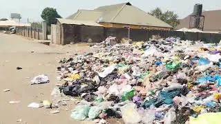 Kuje Abandoned Mini Stadium,Turned Refuse Dump.