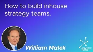 How to build inhouse strategy teams