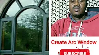 Create Arc Window with Mullion in Revit architecture