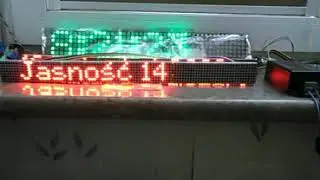 RTC ws28121 - regulacja jasności wyświetlaczy