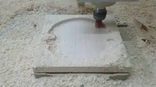 DIY CNC +ESTL CAM trochoidal path + HSMAdvisor + DDSCV1.1 motion controller
