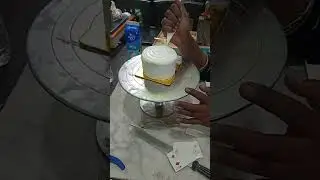 How to polish cake #viralvideo #cake #cakedecorating #viralshort #cakemaking #cakereels #cakedesign