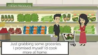 A love story of humble girl | supermarket conversation | bluemoon english
