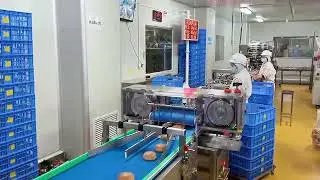Burger bun Bread packing Factory- Automated packing line with high technology wrapping machines