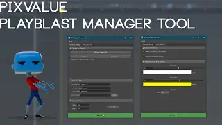 Batch Playblast with Custom HUDs - Maya Tutorial (Pixvalue Tool)