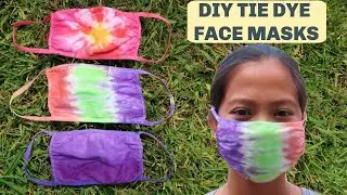 DIY TIE DYE Face Masks - How to Easy Tutorial for Beginners