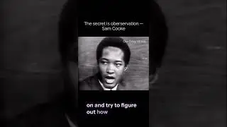 Sam Cooke Understood the Game Before We Did #blackhistory #wisdom #lesson