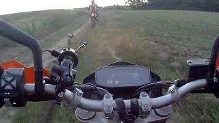 KTM Duke 690 - Light offroad riding (Adventure time :-))