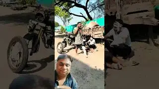 khchre ki bullet ka accident ho gya...😂😂😂😂😂#ytshorts