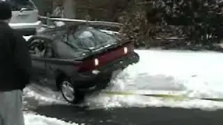 Snow tow car