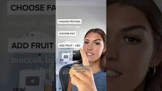 4 step formula to make any meal ✨blood sugar friendly ✨