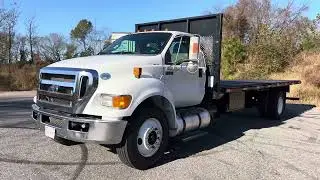 2015 Ford F-750 Super Duty Flatbed Commercial Truck