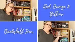 Bookshelf Tour #4 // Red, Orange & Yellow Books