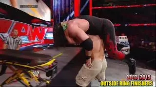 WWE Finishers Outside the Ring | 2013&ndash;2015 Era | Most Powerful WWE Moments