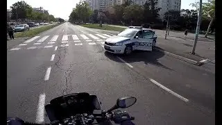 Beograd Subotom  na motoru Yamaha TDM 900 onboard