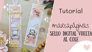 Marcapaginas con sellos digitales🍂 vuelta al cole! Y Mintopía 🧡