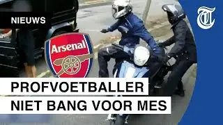 Nieuwe beelden mes-aanval op profvoetballers