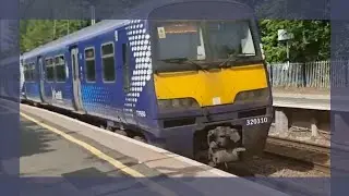 320 308+ 320 317 departing hamilton west for Dalmuir via singer