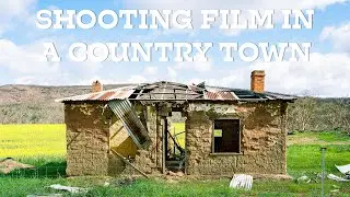 shooting film in a country town
