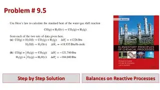 Use Hess's law to calculate the standard heat of the water-gas shift reaction