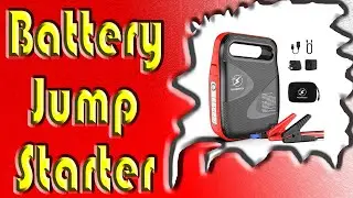 Battery Jump Starter for Car | High Capacity 12V Portable Auto Battery Booster