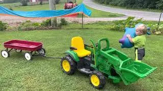 BRAYDEN TURNED 2! Tractor birthday!!!