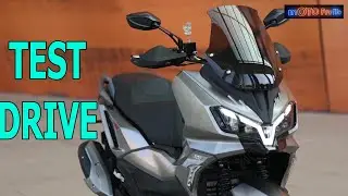 SYM HUSKY 300 ADV Drive in Winter | TCS Test