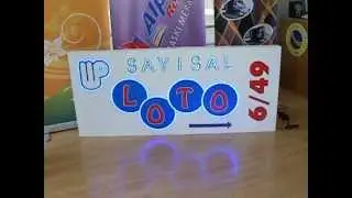 sayısal loto ledli tabela