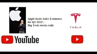 Apples beats Sales Estimates for Q2 2023 #Apple #Tesla