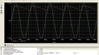 Half wave rectifier filter circuit simulation using Pspice (Orcad 9.1)