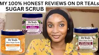 DR TEALs  VITAMIN C CITRUS SUGAR SCRUB DIFF DR TEALS SUGAR SCRUB HONEST REVIEW #drteals #vitaminc