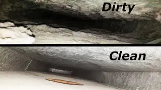 Clogged Air ducts get cleaned for the first time!