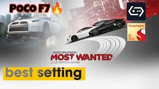 Nfs Most Wanted 2012🔥| GAMEHUB V5.3.5 | POCO F7 (Snapdragon 8S Gen 4) Overall Set Up