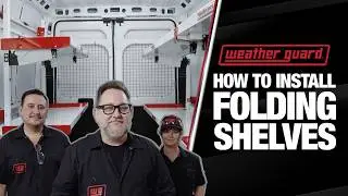How to Assemble WEATHER GUARD&reg; Folding Shelves | Step-by-Step Van Upfit Guide