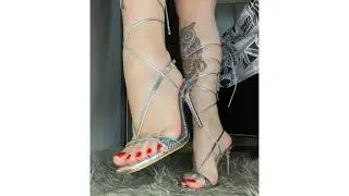 stylish and classy silver high heels shoes collection | trending footwear collection | high heels |