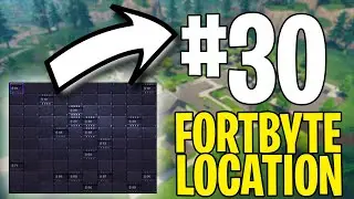 Fortbyte #30 Found Somewhere Between Haunted Hills and Pleasant Park Fortbyte Locations | Fortnite