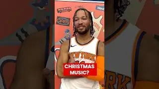 No wrong answer... when do you start listening to Christmas music? #knicks #shorts #christmas