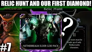 MK Mobile From Zero. #7. Relic Hunt is back and Getting our first Diamond Card!