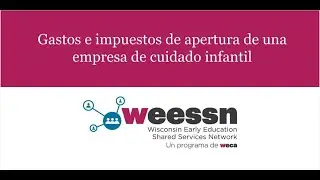 Child Care Business Start Up Costs and Taxes WECA ES