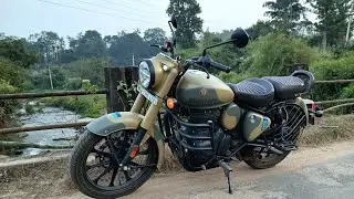Royal Enfield bullet classic 350 / pov / only exaust note