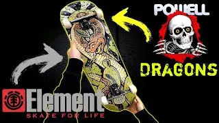 Best Wheels In Skateboarding?!  Powell Peralta DRAGON WHEELS - Element Skateboards