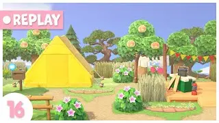 🎀 ACNH • Coquette : On développe le coin camping ! #16 ⋆˚₊‧