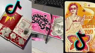 ART SKETCHBOOK 📖 TIKTOK compilation [NO OUTROS] | Read desc #95