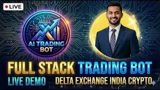 Full Stack Algo  Trade Bot Demo |  Delta Exchange India Crypto BTC